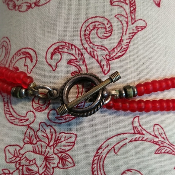 Vintage double strand beaded necklace - Picture 4 of 6